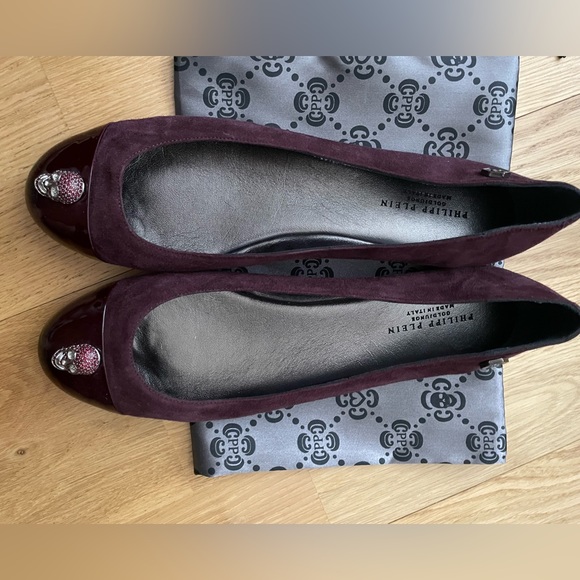 Philipp Plein Skull Flats NWOB - Picture 7 of 8